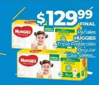 Diarco Pañales Huggies Triple Protección Regular oferta