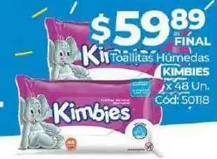 Diarco Toallitas Húmedas Kimbies x48 un oferta