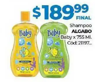 Diarco Shampoo Algabo Baby x755 ml oferta