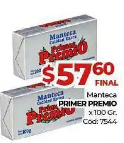 Diarco Manteca Primer Premio x100 gr oferta