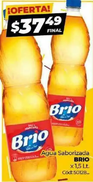 Diarco Agua Saborizada Brio x1.5 lt oferta