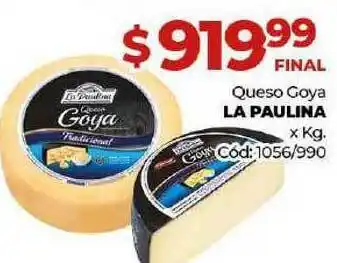 Diarco Queso Goya La Paulina xkg oferta