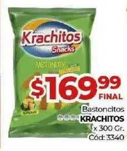 Diarco Bastoncitos Krachitos x300 gr oferta