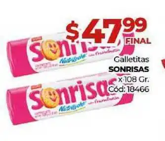Diarco Galletitas Sonrisas x108 gr oferta