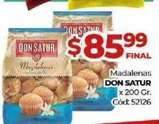 Diarco Madalenas Don Satur x200 gr oferta