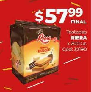 Diarco Tostadas Riera x200 gr oferta