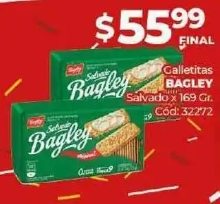 Diarco Galletitas Bagley Salvado x169 gr oferta