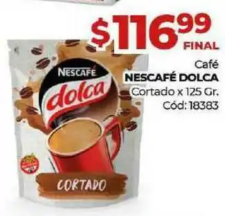 Diarco Café Nescafé Dolca Cortado x125 gr oferta