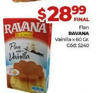 Diarco Flan Ravana Vainilla x60 gr oferta