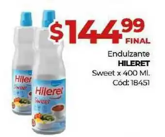 Diarco Endulzante Hileret Sweet x400 ml oferta