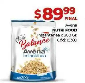Diarco Avena Nutri Food Instantánea x300 gr oferta
