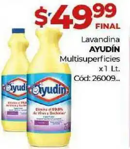 Diarco Lavandina Ayudín Multisuperficies x1 lt oferta