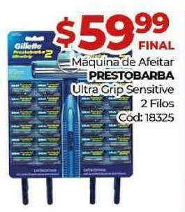 Diarco Máquina De Afeitar Prestobarba Ultra Grip Sensitive 2 Filos oferta