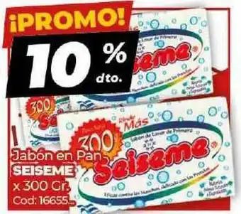 Diarco Jabón En Pan Seiseme x300 gr oferta