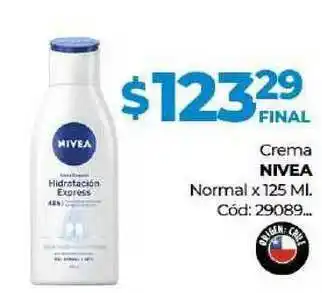 Diarco Crema Nivea Normal x125 ml oferta