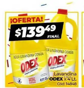 Diarco Lavandina Odex x4 lt oferta