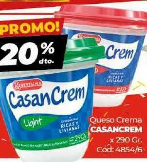 Diarco Queso Crema Casancrem x290 gr oferta