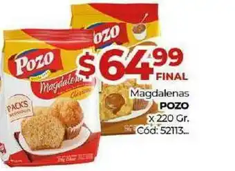 Diarco Magdalenas Pozo x220 gr oferta