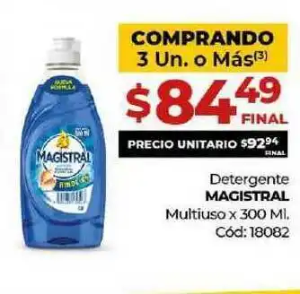 Diarco Detergente Magistral Multiuso x300 ml oferta