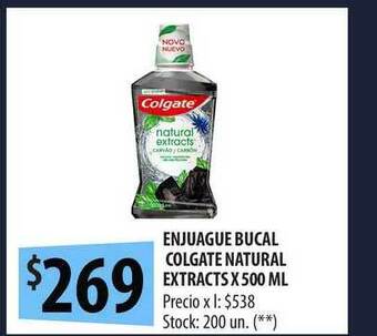 Punto Mayorista Enjuague Bucal Colgate Natural Extracts x 500ml oferta