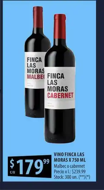 Punto Mayorista Vino Finca Las Moras x 750ml oferta