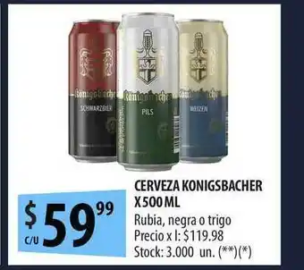 Punto Mayorista Cerveza Konigsbacher x 500ml oferta