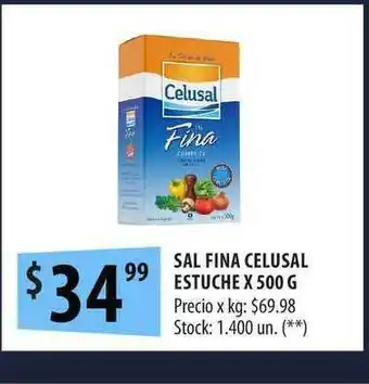 Punto Mayorista Sal Fina Celusal Estuche x 500g oferta