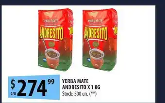 Punto Mayorista Andresito Yerba Mate x 1kg oferta