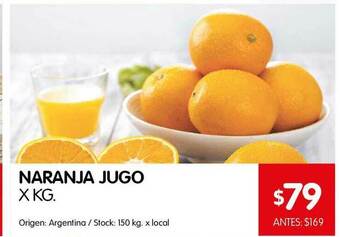 Disco Naranja Jugo oferta