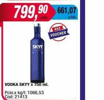 Maxiconsumo Vodka skyy oferta