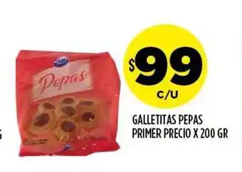 Supermercados Toledo Galletitas pepas primer precio oferta