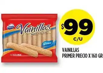 Supermercados Toledo Vainillas primer precio oferta