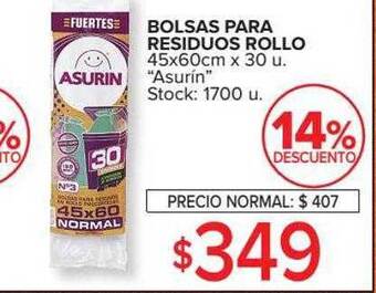 Carrefour Bolsas para residuos rollo oferta