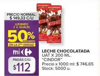 Carrefour Leche chocolatada uat oferta