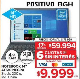Carrefour Notebook 14 oferta