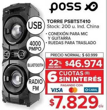 Carrefour Torre psbtst410 poss oferta