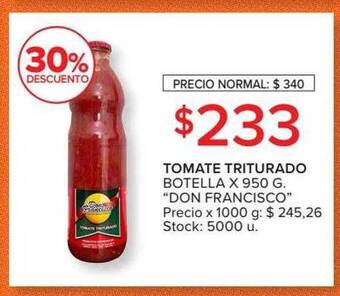 Carrefour Tomate triturado botella oferta