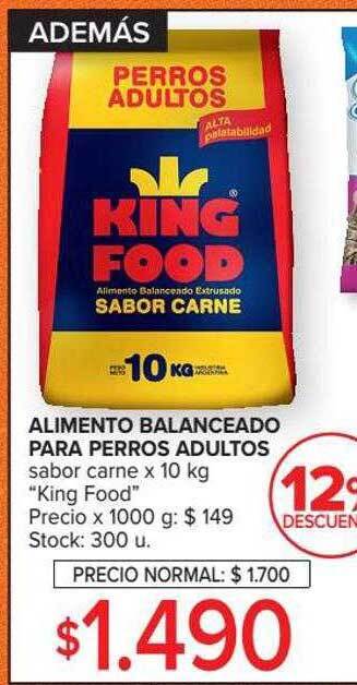 Carrefour Alimento balanceado para perros adultos sabor carne oferta