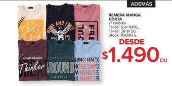Carrefour Remera manga corta oferta