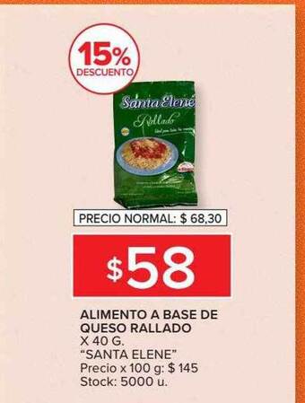 Carrefour Alimento a base de queso rallado oferta