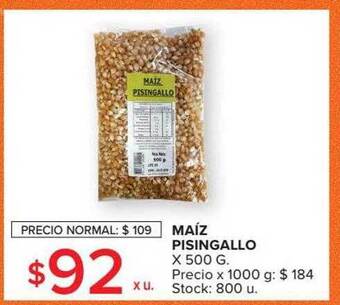Carrefour Maíz pisingallo oferta