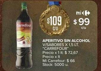 Carrefour Aperitivo sin alcohol oferta