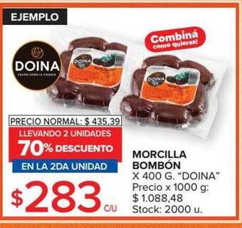 Carrefour Morcilla bombón oferta