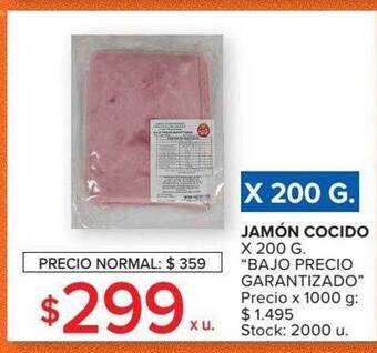 Carrefour Jamón cocido oferta