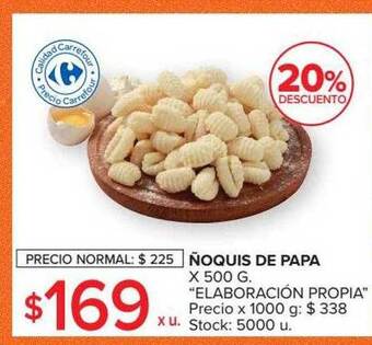 Carrefour Ñoquis de papa oferta