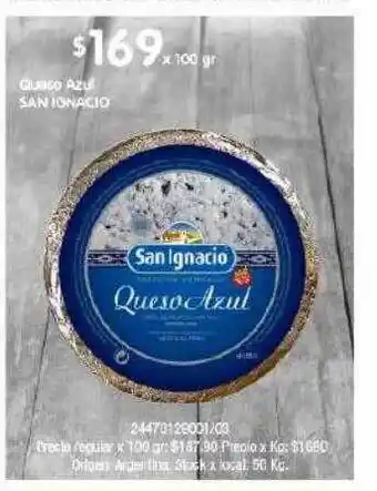 Queso azul san ignacio