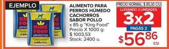 Carrefour Market Alimento para perros húmedo cachorros sabor pollo oferta