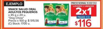 Carrefour Market Snack salud oral adultos pequeños oferta