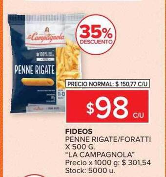 Carrefour Market Fideos penne rigate foratti oferta