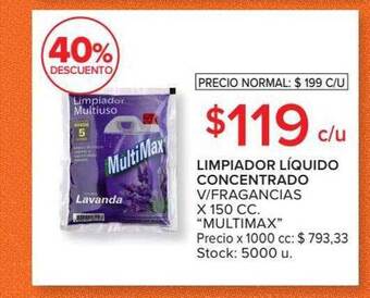 Carrefour Market Limpiador líquido concentrado oferta